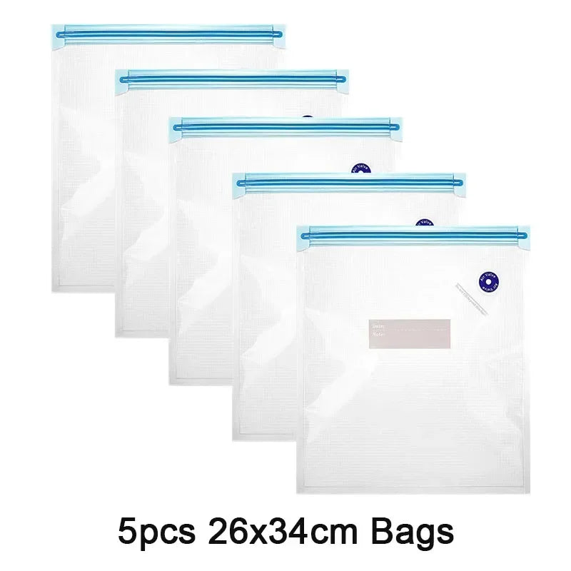Reusable Vacuum Food Storage Bags Set