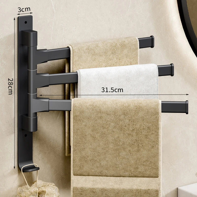 3-Layer Towel Rack
