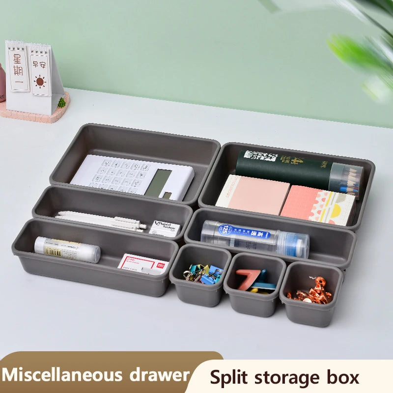 Premium 8-Piece Adjustable Drawer Organizer Box Set