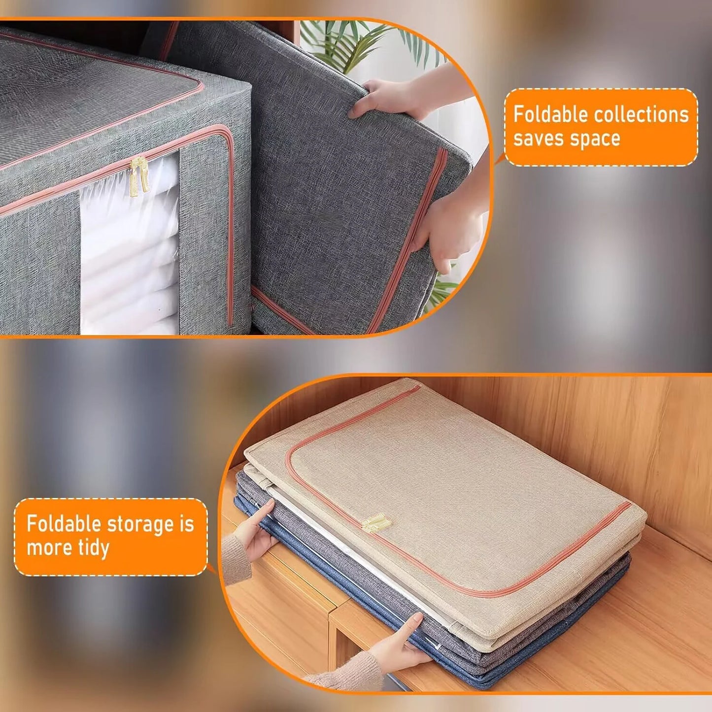 Cotton and Linen Storage Box