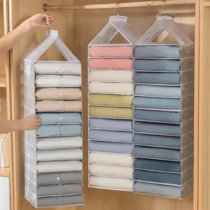 Hanging Wardrobe Storage Organizer