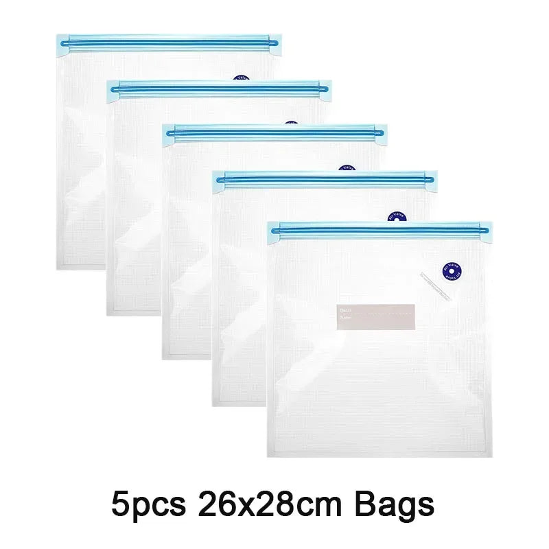 Reusable Vacuum Food Storage Bags Set