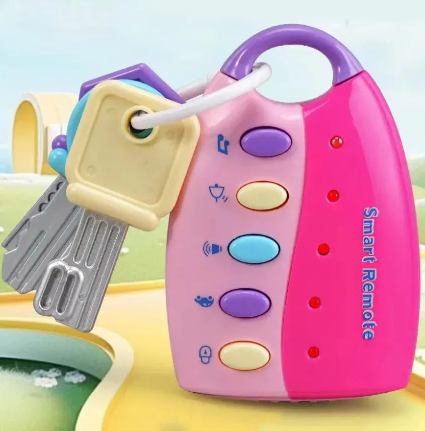 Musical Car Key Simulation Toy with Lights and Sounds