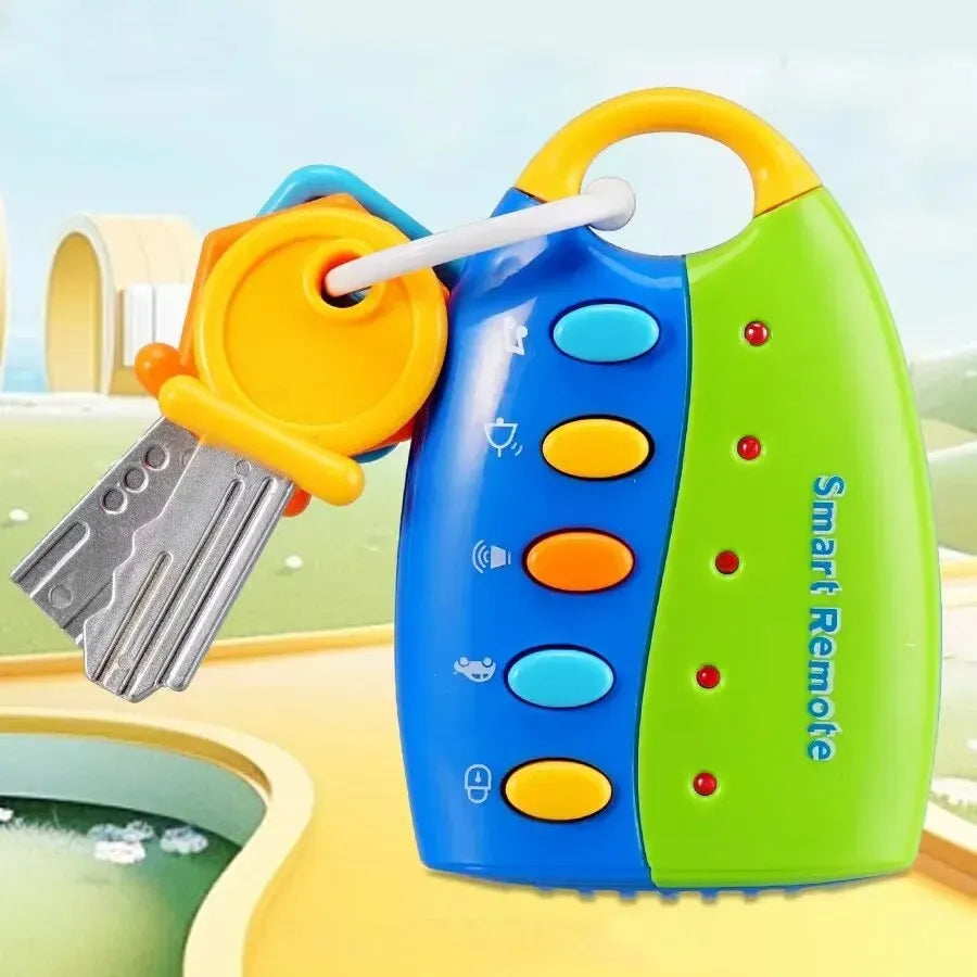 Musical Car Key Simulation Toy with Lights and Sounds