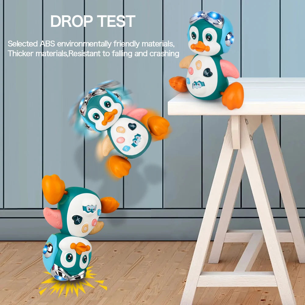 Musical Crawling Penguin Toy for Babies