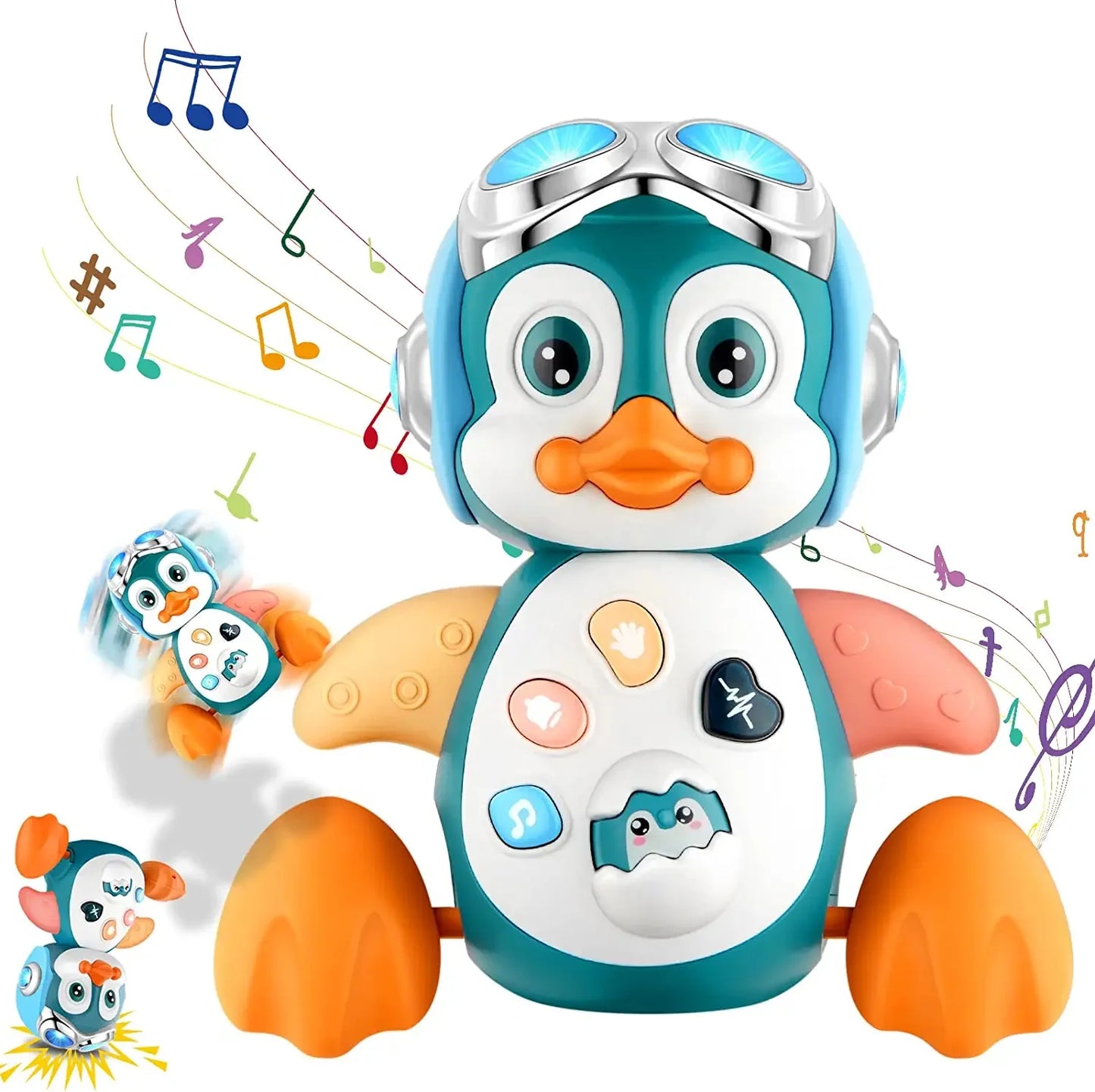 Musical Crawling Penguin Toy for Babies