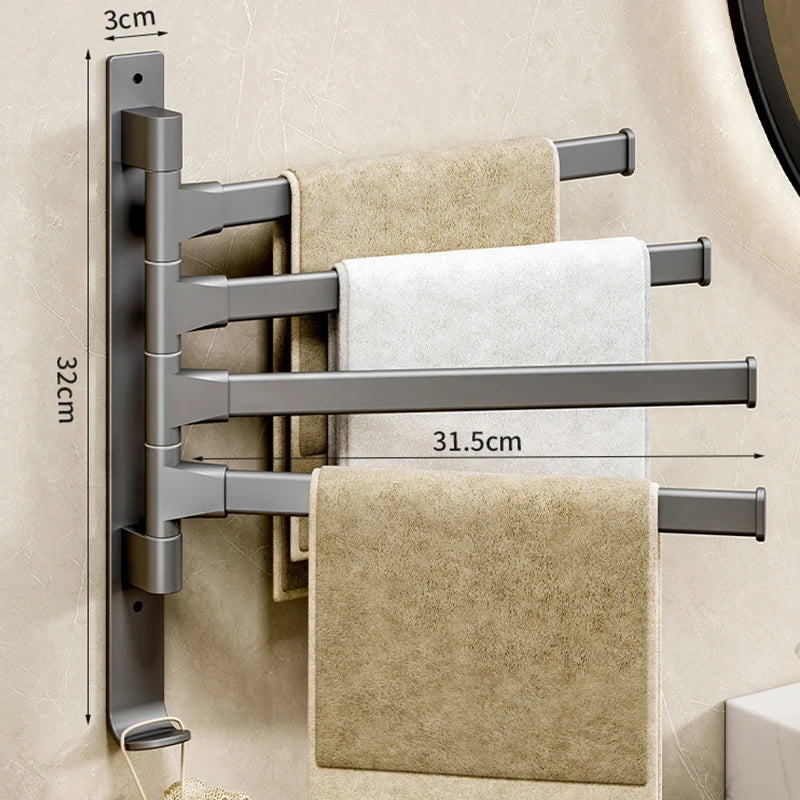 3-Layer Towel Rack
