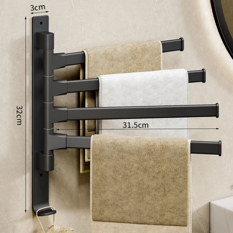 3-Layer Towel Rack