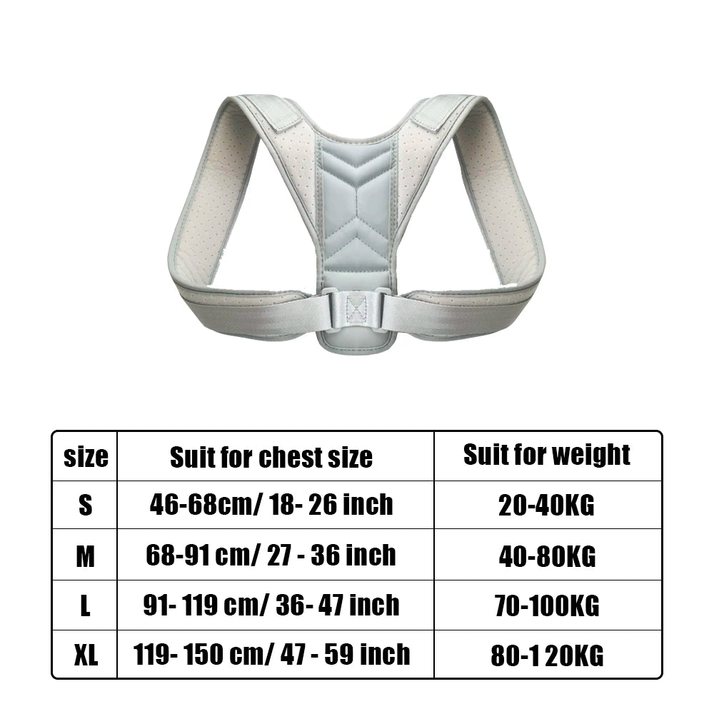 Adjustable Posture Corrector & Neck Brace