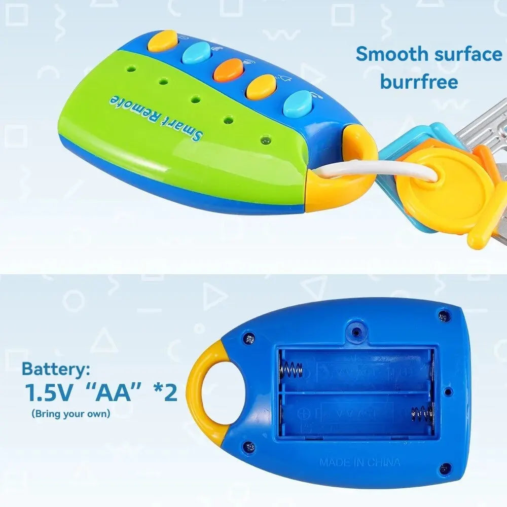 Musical Car Key Simulation Toy with Lights and Sounds