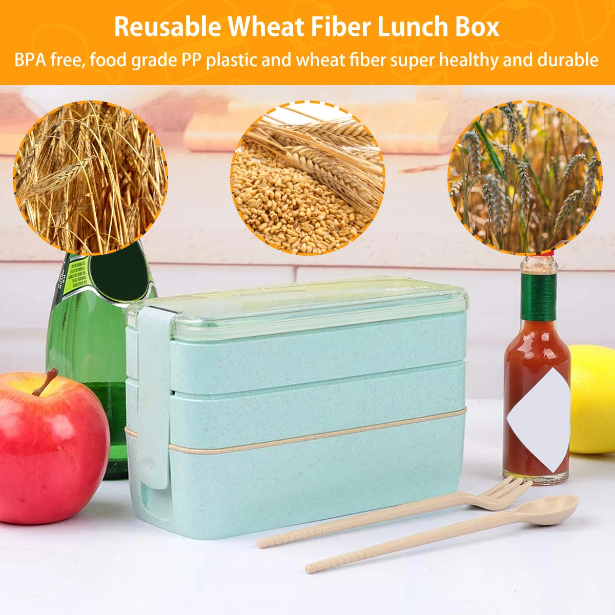 Reusable Bento Lunch Box