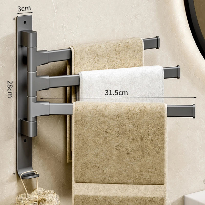 3-Layer Towel Rack