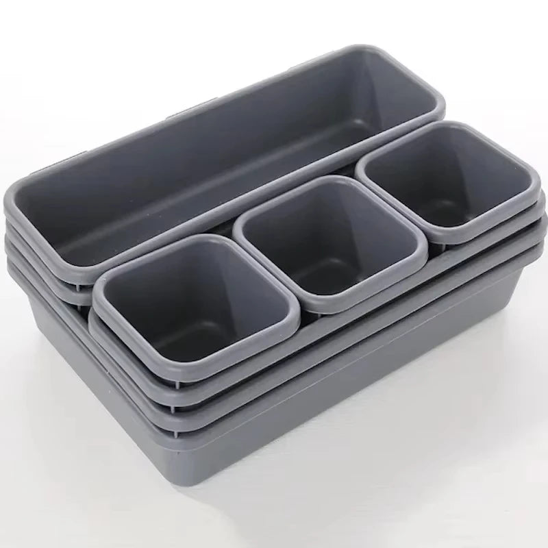 Premium 8-Piece Adjustable Drawer Organizer Box Set
