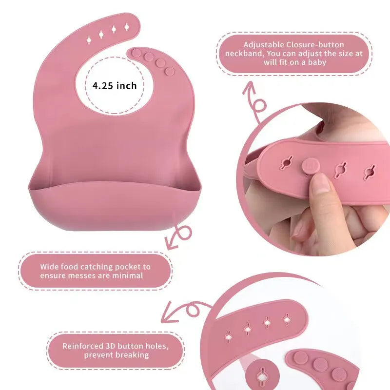6-Piece Silicone Baby Meal Set