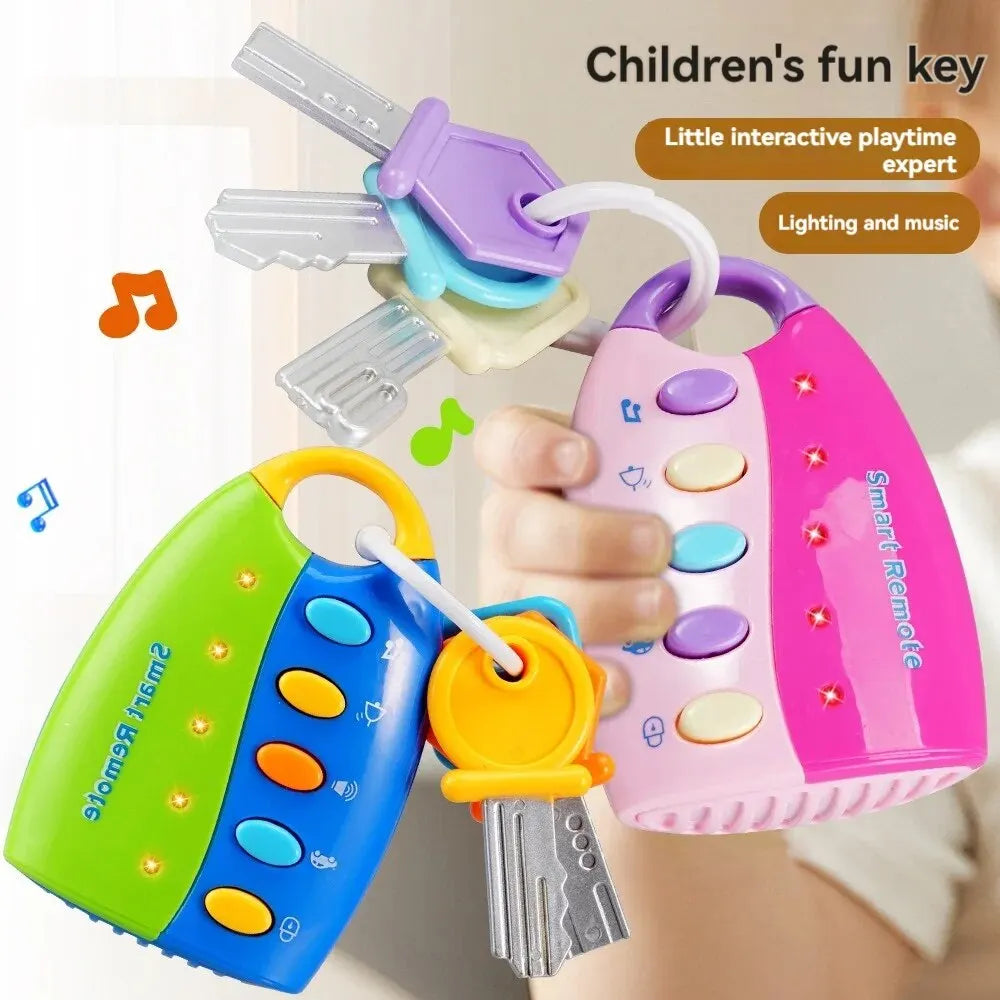 Musical Car Key Simulation Toy with Lights and Sounds