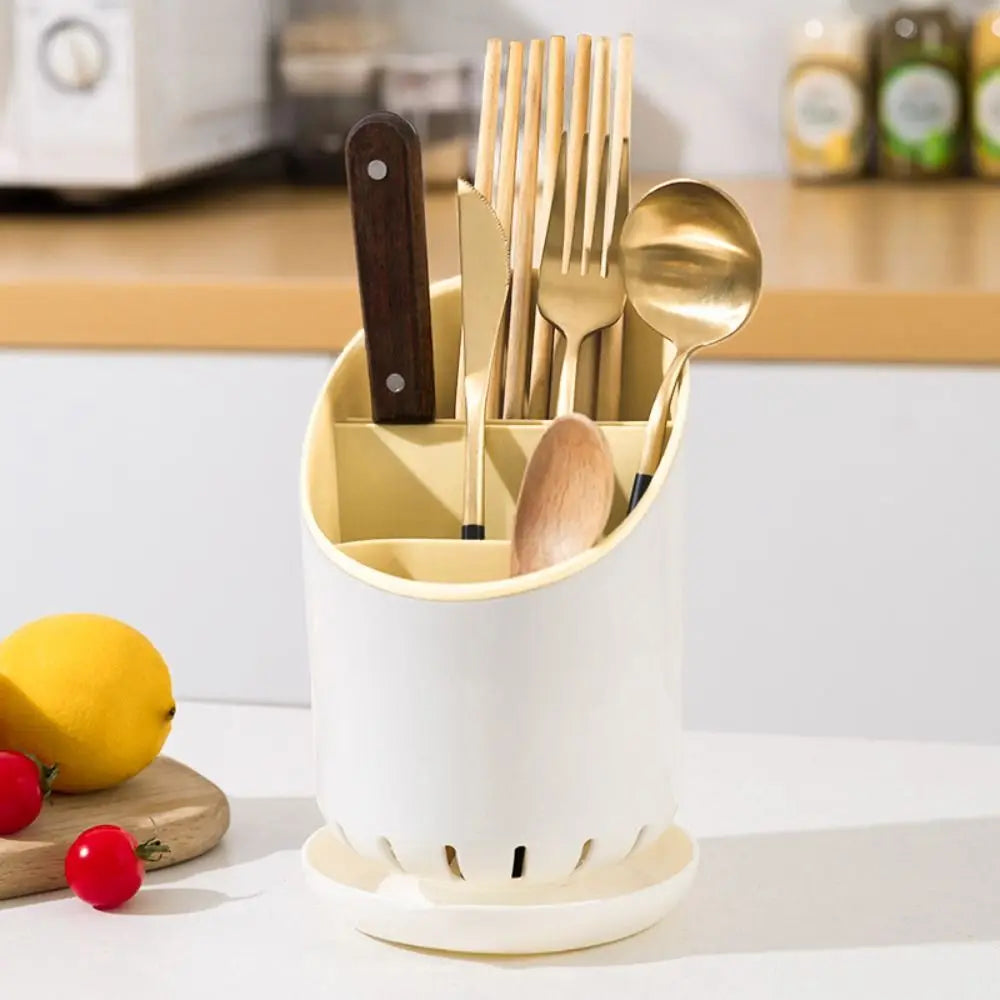 Tableware Storage Rack with Drainage Tray