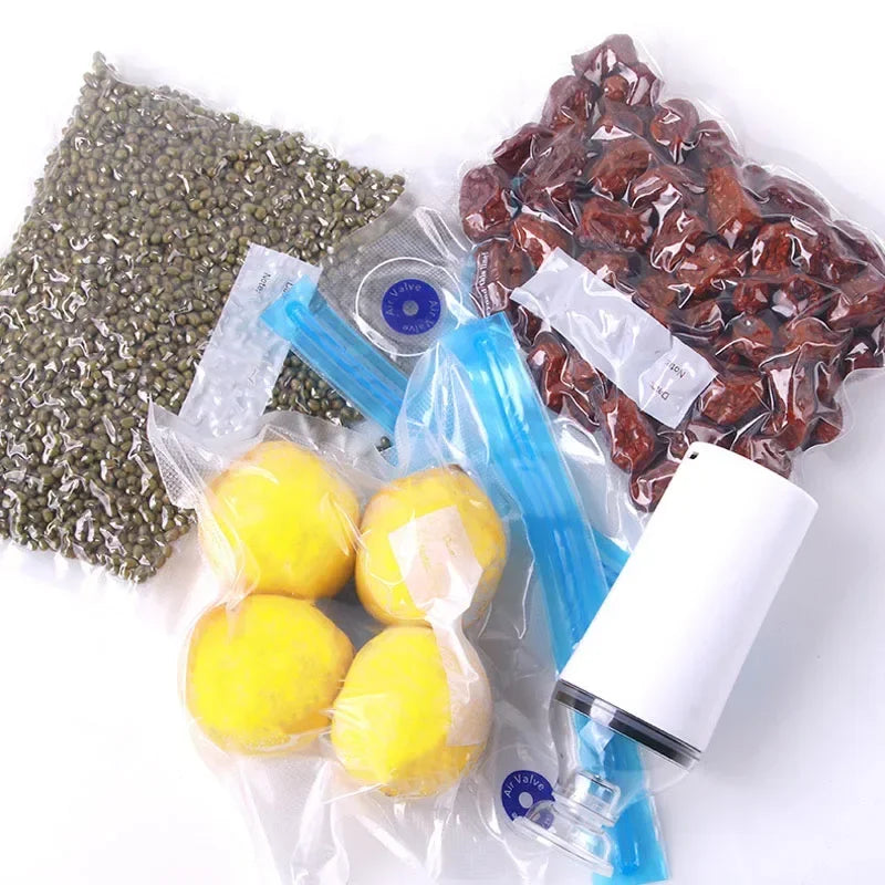 Reusable Vacuum Food Storage Bags Set