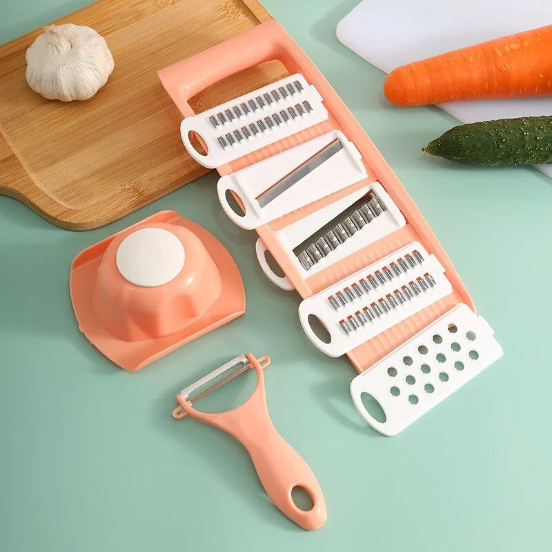 5-in-1 Multi-Functional Vegetable and Fruit Shredder