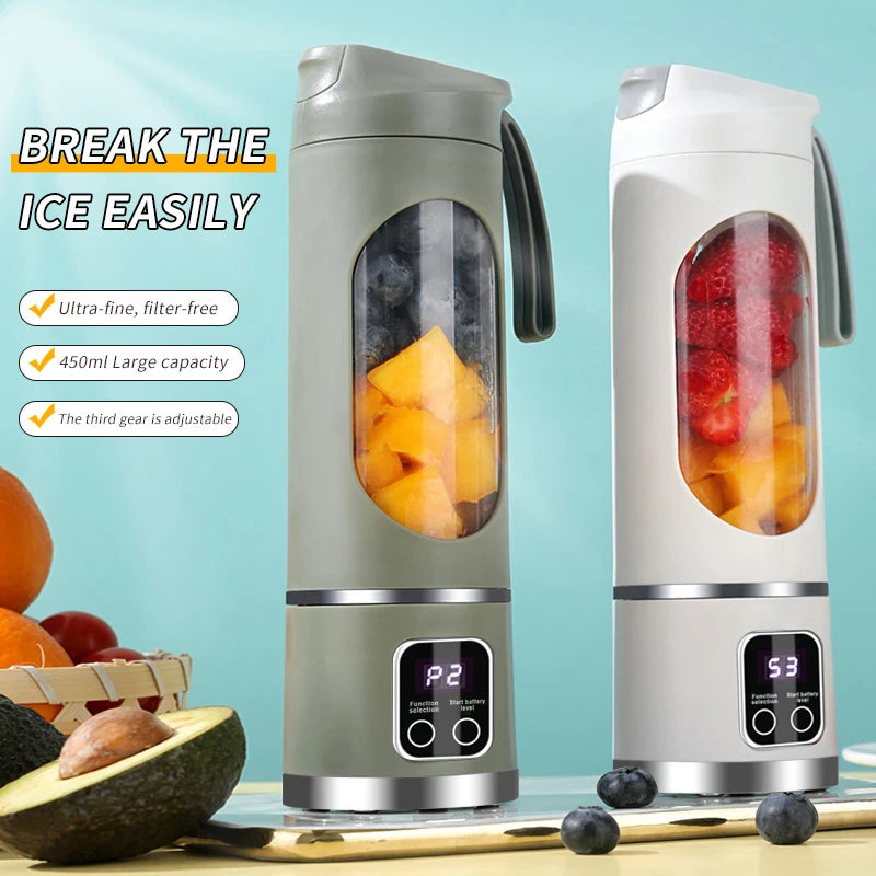 Portable Blender: 8 Blades, Perfect for Smoothies!