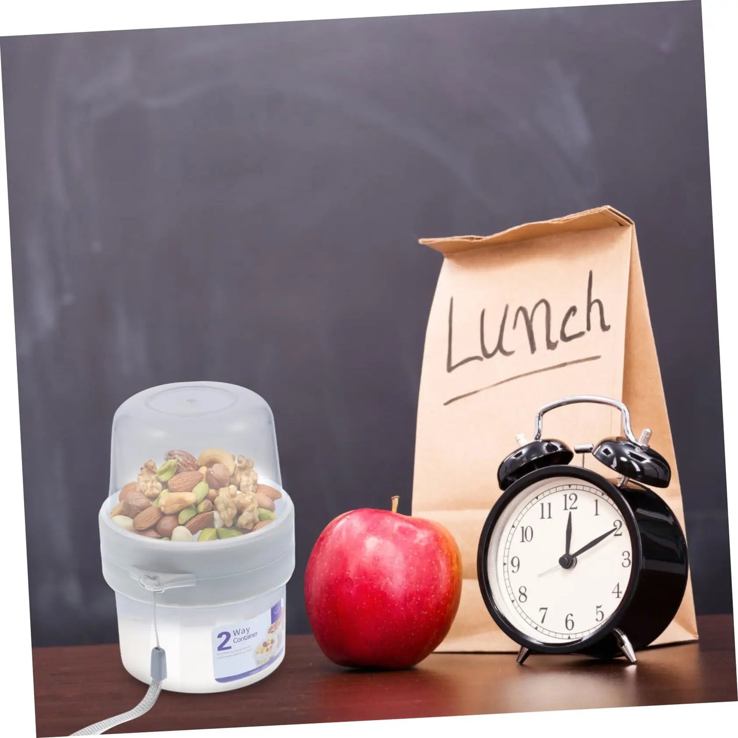 Portable Salad Meal Shaker and Travel Container