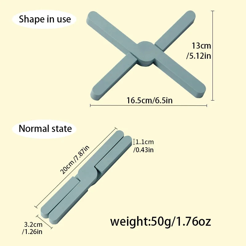 Silicone X-Shaped Heat Resistant Pad