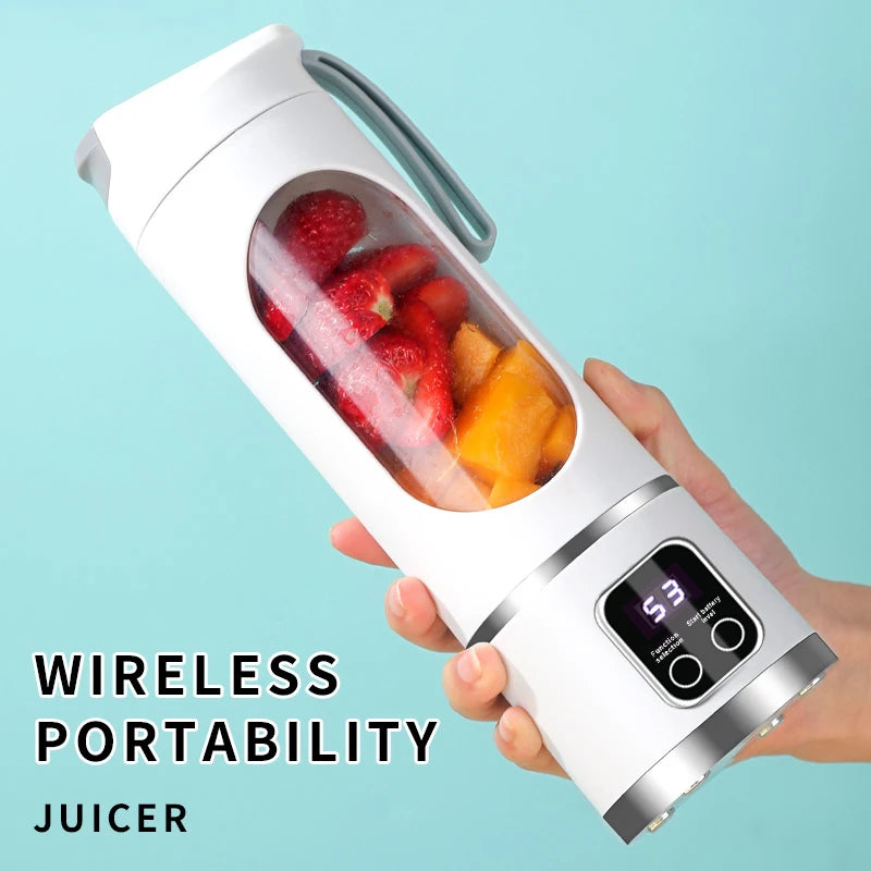 Portable Blender: 8 Blades, Perfect for Smoothies!