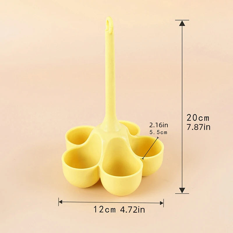 5-Hole Silicone Egg Tray