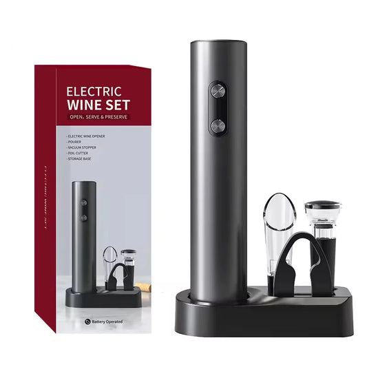 Electric Wine Opener Gift Set