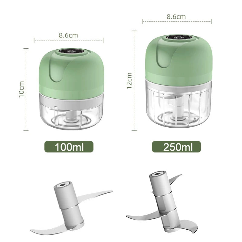 Electric Kitchen Grinder - USB Multifunctional Garlic Chopper