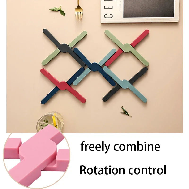 Silicone X-Shaped Heat Resistant Pad