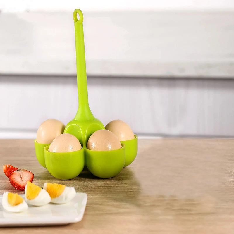 5-Hole Silicone Egg Tray