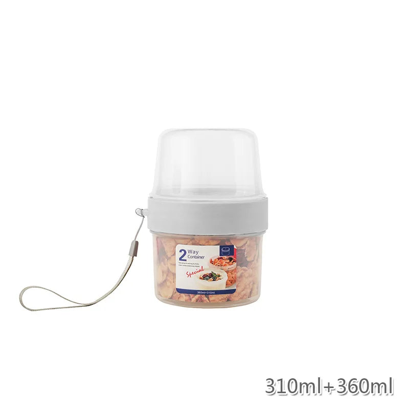 Portable Salad Meal Shaker and Travel Container