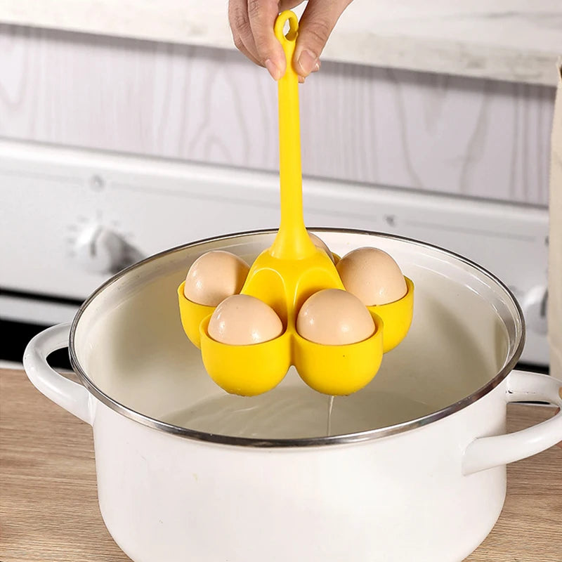 5-Hole Silicone Egg Tray